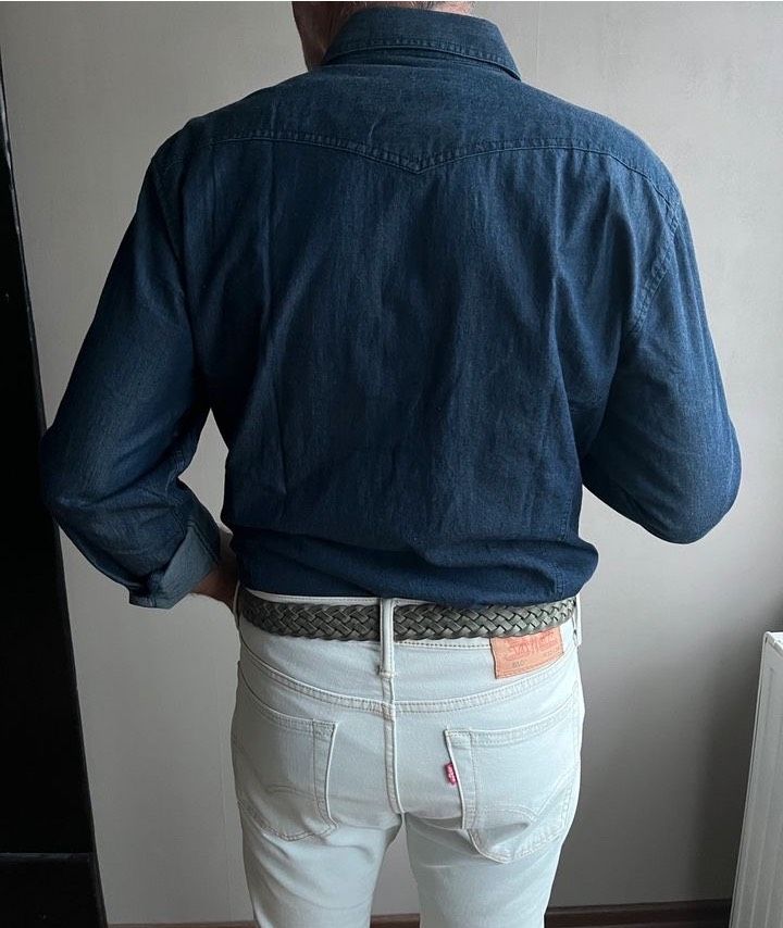 Herren Jeanshemd von Cinque indigo Blau! Dunkelblau Gr. M Neu! in Düsseldorf