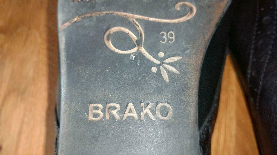 Eleganter Schnürschuh Brako Gr. 39 (NP 99,-€)  neuwertig in Herrstein