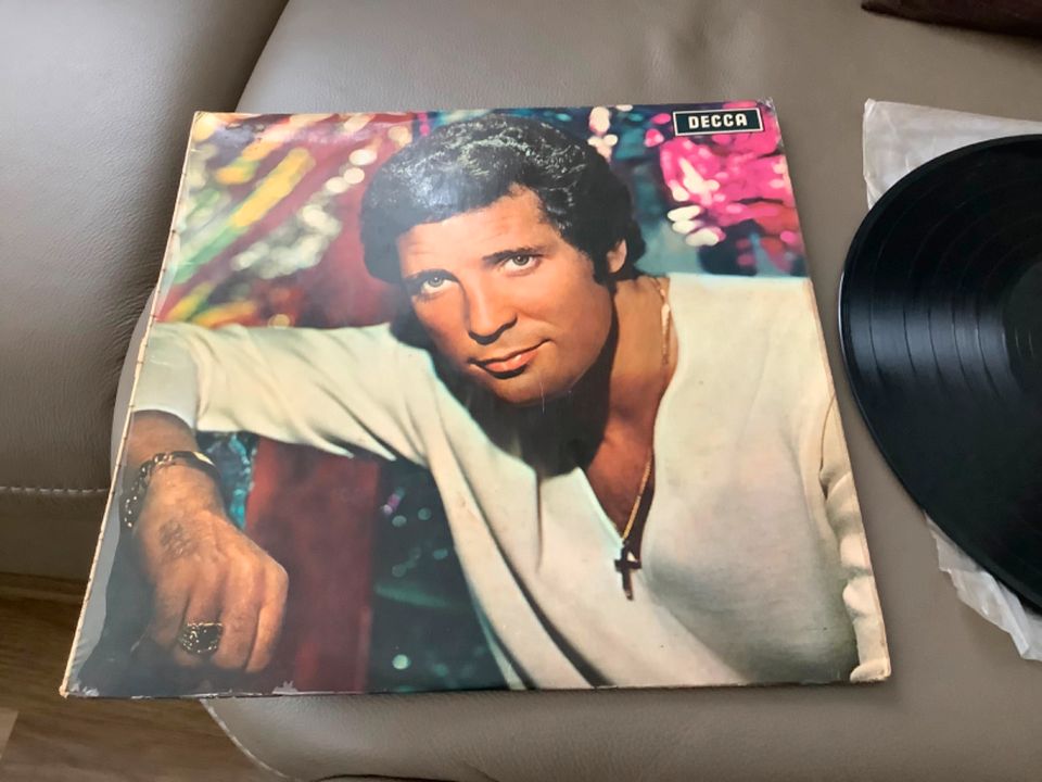 Schallplatte Tom Jones 1970 in Augsburg