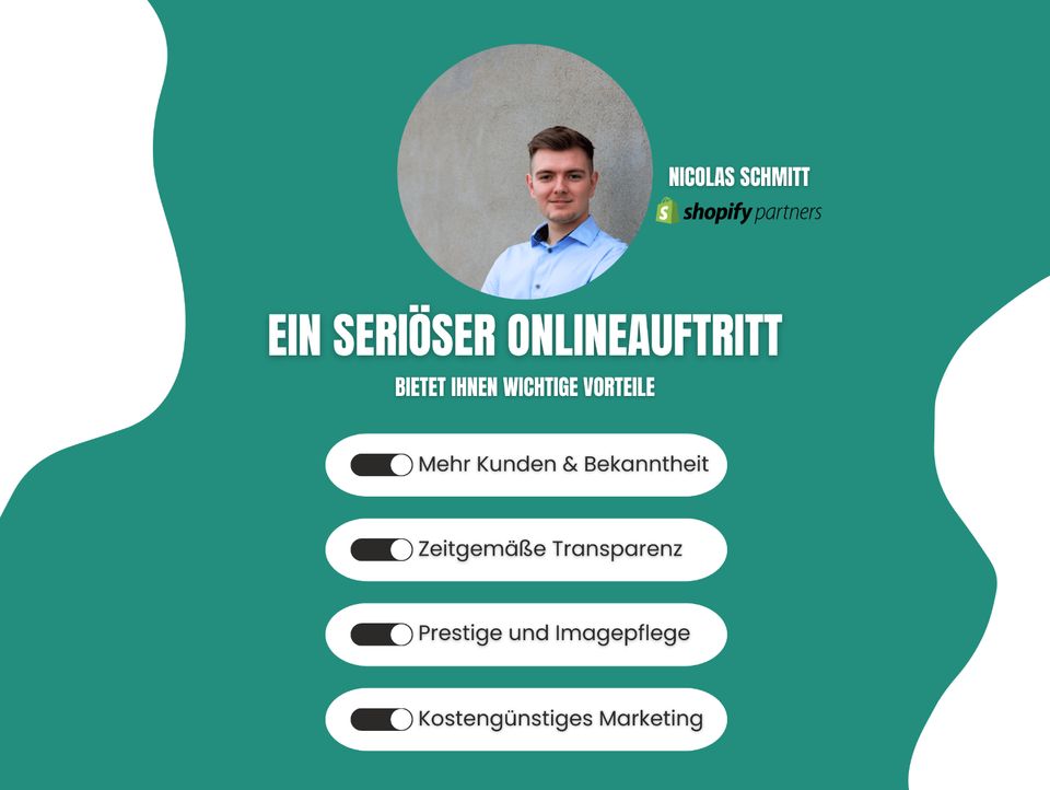 Ihr Shopify Onlineshop | Dropshipping | E-Commerce | Marketing | ADS in Würzburg