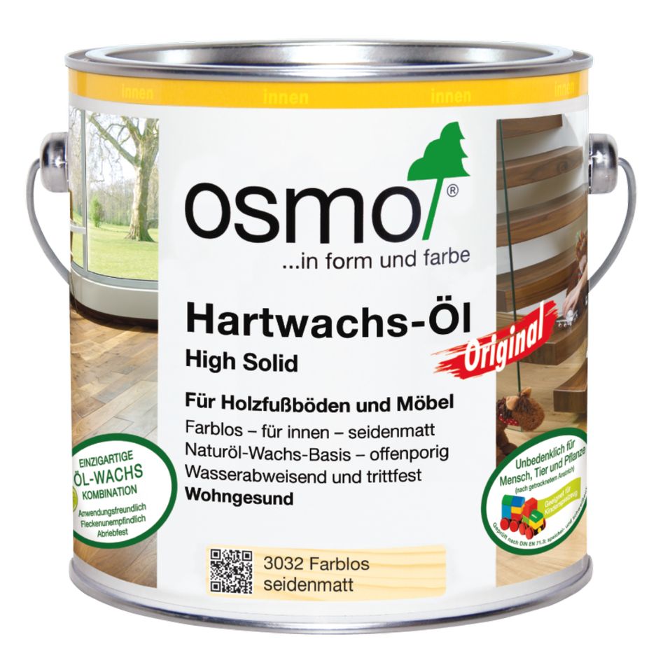 Hartwachs-Öl Original Seidenmatt 2,5 Liter in Hörstel