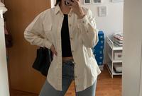 Größe L Zara Oversize Leichte Jacke Hemdoptik Creme Köln - Porz Vorschau