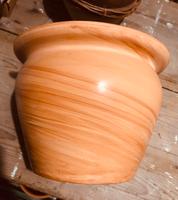 Sehr schön gemaserter Blumentopf ø ca 22cm Ton/Terrakotta Optik Hessen - Wiesbaden Vorschau