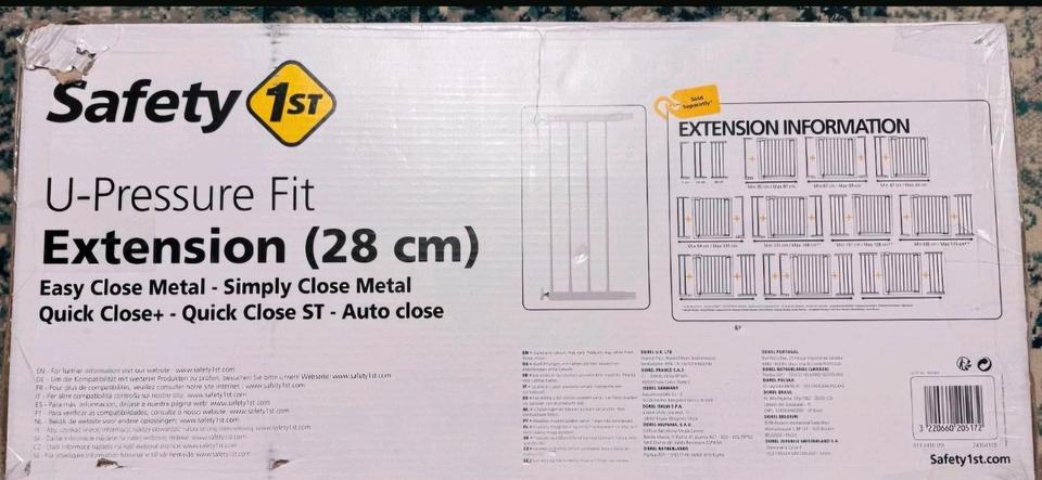 Verlängerung (28cm) für Safety 1st Treppen-/ Türschutzgitter in Delbrück