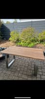 Eiche Massivholz Tisch mit Edelstahlgestell Nordrhein-Westfalen - Herford Vorschau