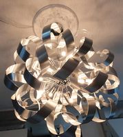 Edle große Designer Deckenlampe Hängelampe Silber farben Nordrhein-Westfalen - Remscheid Vorschau