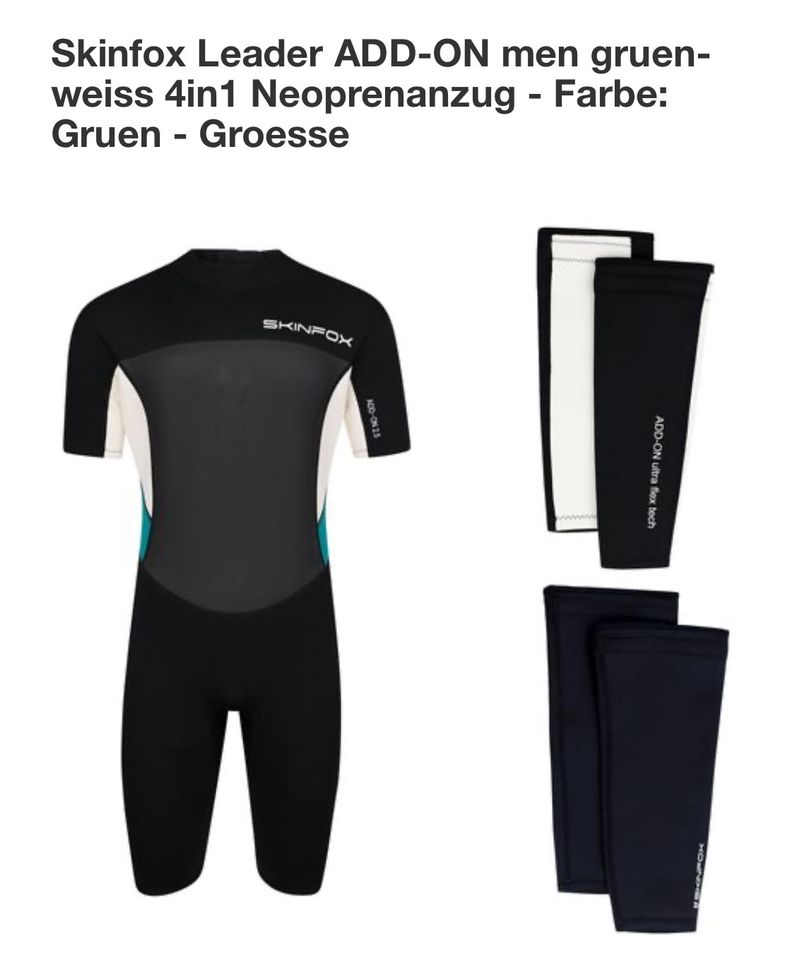 Skinfox Neoprenanzug Gr. L NEU in Gaißach