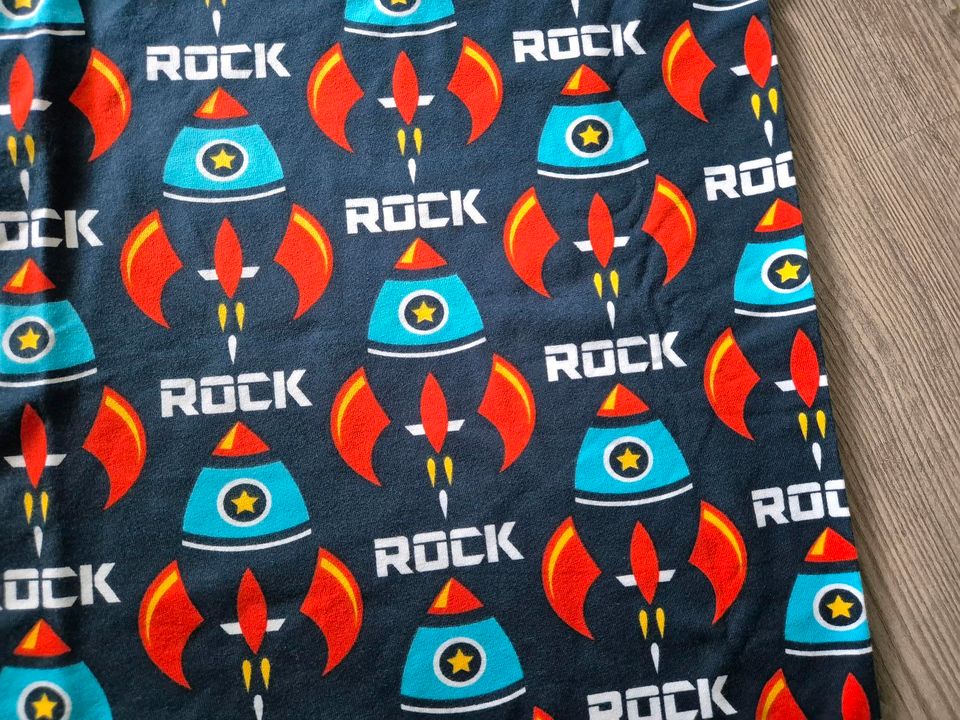 Lillestoff Rock it Bio Stoff Raketen Rakete Weltall Farbenmix in Wartenberg