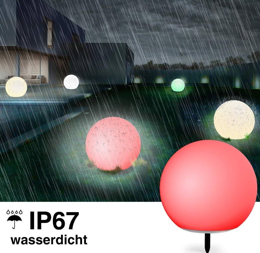 XXL LED SOLAR Leuchte RGB & Warmweiß in Bad Zwischenahn