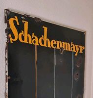 ⚠️ Emailleschild  Schachenmayr Wolle  - ca 1935 Saarland - Heusweiler Vorschau