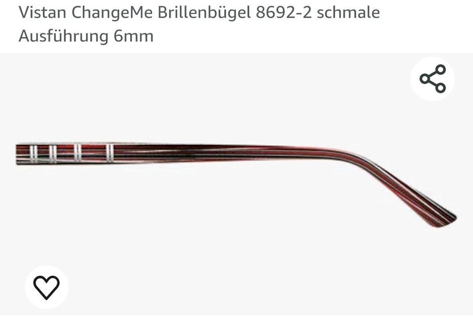 NEU * Change me Brillenbügel Bordeaux/Schwarz/Silber in Hameln