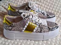 Kennel&Schmenger Sneaker Gr.39 Reptil Limone Plateau top Zustand Schleswig-Holstein - Bargteheide Vorschau