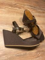 Keilabsatz Sandalen Esprit Größe 42 /Braun Niedersachsen - Großefehn Vorschau