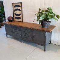 Vintage Metallschrank Kommode Retro Sideboard Holz Metall Baden-Württemberg - Ulm Vorschau