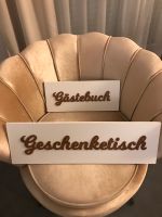 Set Holzschild Hochzeit Feier Baden-Württemberg - Öhringen Vorschau