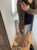 Vero Moda S braune Strickjacke lang oversized Jacke dünn Hessen - Bad Vilbel Vorschau