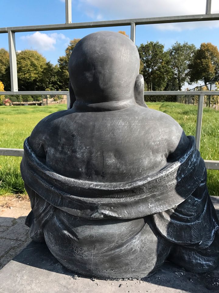 XL 140kg Glücksbuddha dicker lachender Happy Buddha Tempelbuddha in Karlsruhe