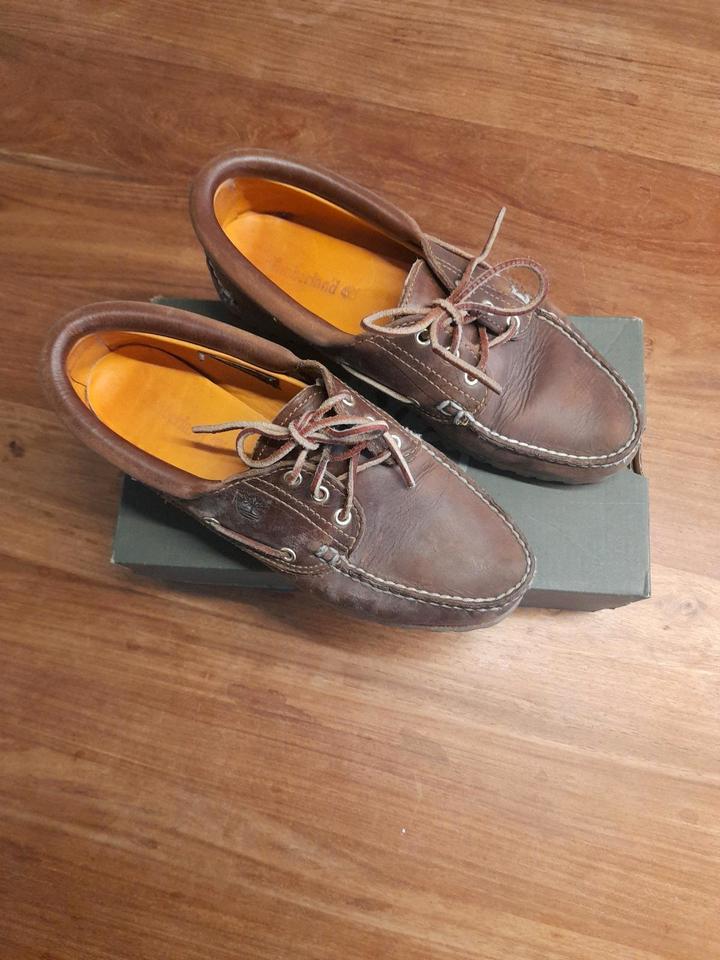 Timberland classic boat shoes Rootbeer Full Grain, Gr. 42 in Köln