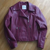 Biker Lederjacke EDC by Esprit Gr. XS in weinrot Frankfurt am Main - Bockenheim Vorschau