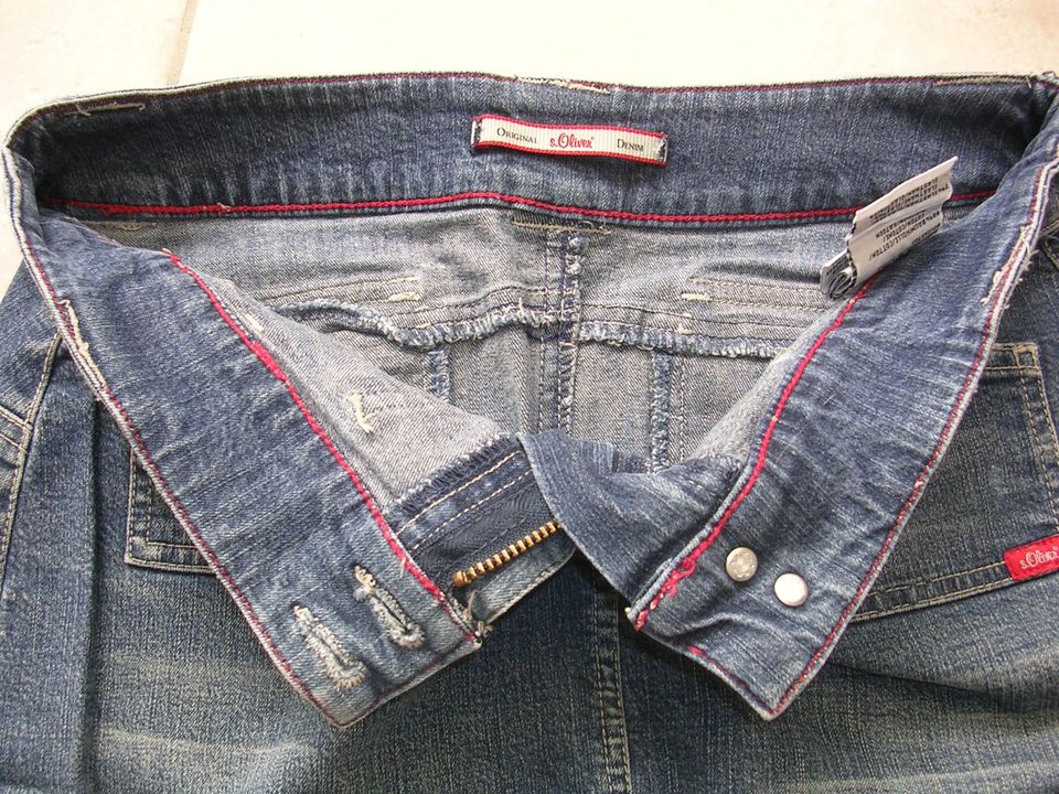 Jeans Minirock Jeansrock Rock Jeansminirock S. Oliver Gr. 36 in Ispringen