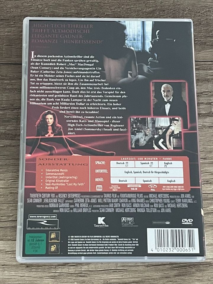 Verlockende Falle DVD Sean Connery Catherine Zeta-Jones in Herborn