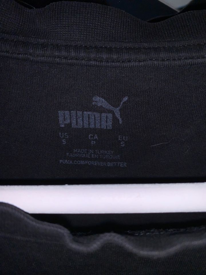 Puma Herren Sport Shirt schwarz weiß, Größe S in Mainz