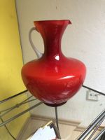 Vase rot Opalescentglas Saarland - Kleinblittersdorf Vorschau