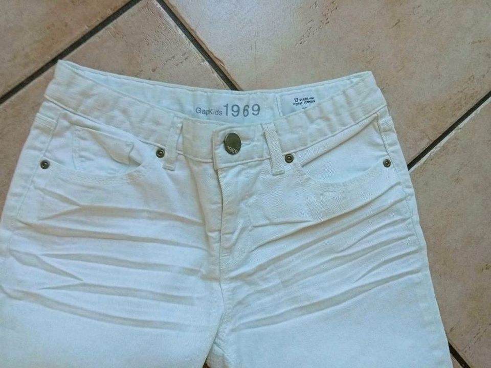 Jeans Caprihose von "GAP Kids" weiß - nie getragen in Leinefelde-Worbis