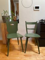 Stühle Holz - grün lackiert Bayern - Teisendorf Vorschau