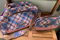 F23 Reisetasche Checker blau/rot kariert Hamburg - Bergedorf Vorschau