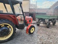 Zetor mit Anhänger Sachsen-Anhalt - Wiederstedt Vorschau