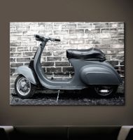 LEGEND VESPA Leinwand Bild Wandbild Scooter Vintage Roller Deko Nordrhein-Westfalen - Rüthen Vorschau