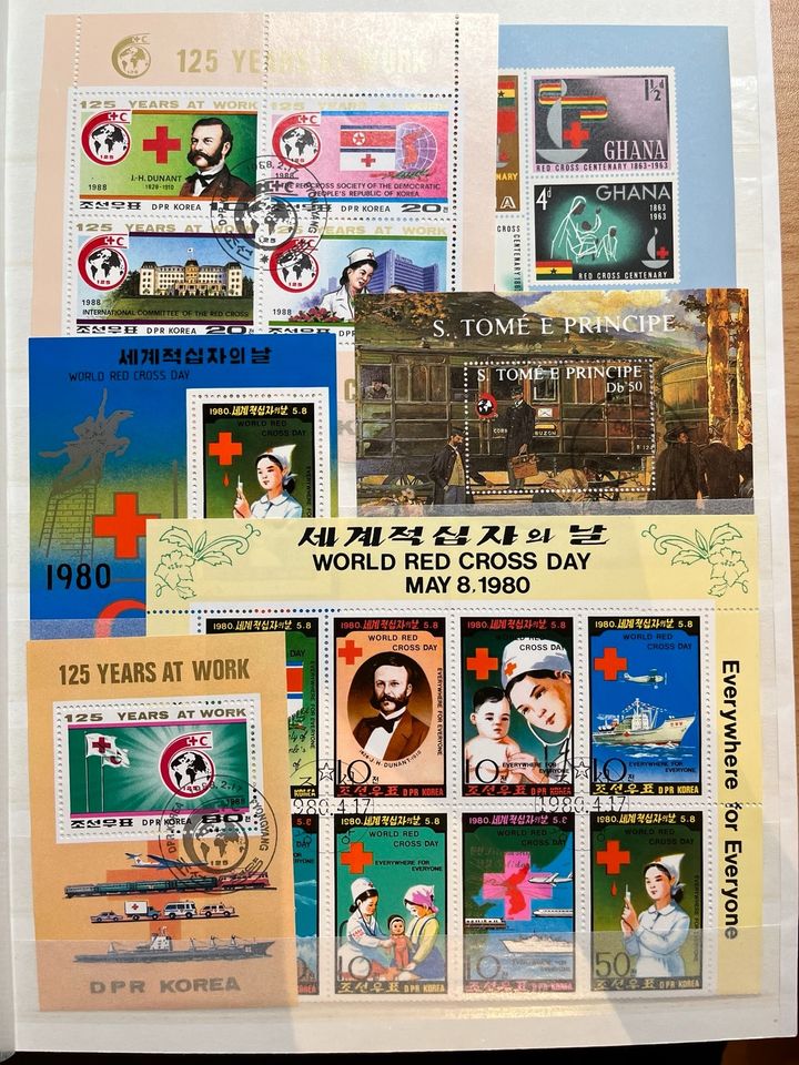 Briefmarkensammlung Rotes Kreuz in Uedem