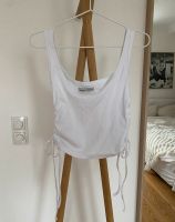 weißes Pull & Bear Top mit seitlichem Crunch Hamburg-Nord - Hamburg Eppendorf Vorschau