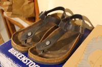 Birkenstock Kairo schwarz Leder in Gr. 38 Rheinland-Pfalz - Hackenheim Vorschau
