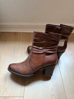 Tamaris Leder Stiefel 38 Stiefelette braun Boots Absatz neu Eimsbüttel - Hamburg Eimsbüttel (Stadtteil) Vorschau