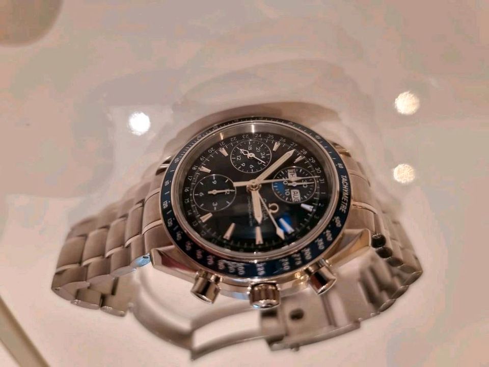 Omega Speedmaster Day-Date blau 40mm Triple Date Tausch in Regensburg