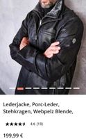 Herren Lederjacke Schweineleder schwarz 7XL 80/82 Thüringen - Gera Vorschau