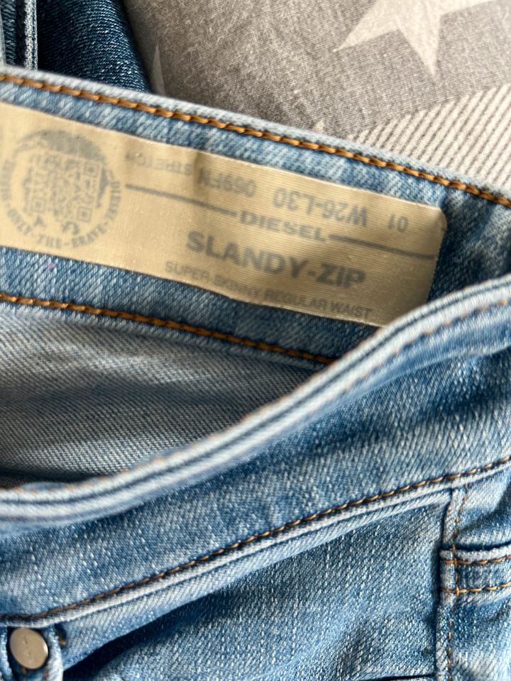 Diesel Slandy-Zip Jeans hellblau in Rösrath