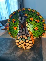 Tiffany Style Glas Lampe Pfau, Tischlampe. Nordrhein-Westfalen - Warendorf Vorschau