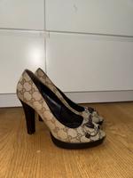 Gucci Pumps Vintage Peeptoe Guccissima Damen 38 Friedrichshain-Kreuzberg - Friedrichshain Vorschau