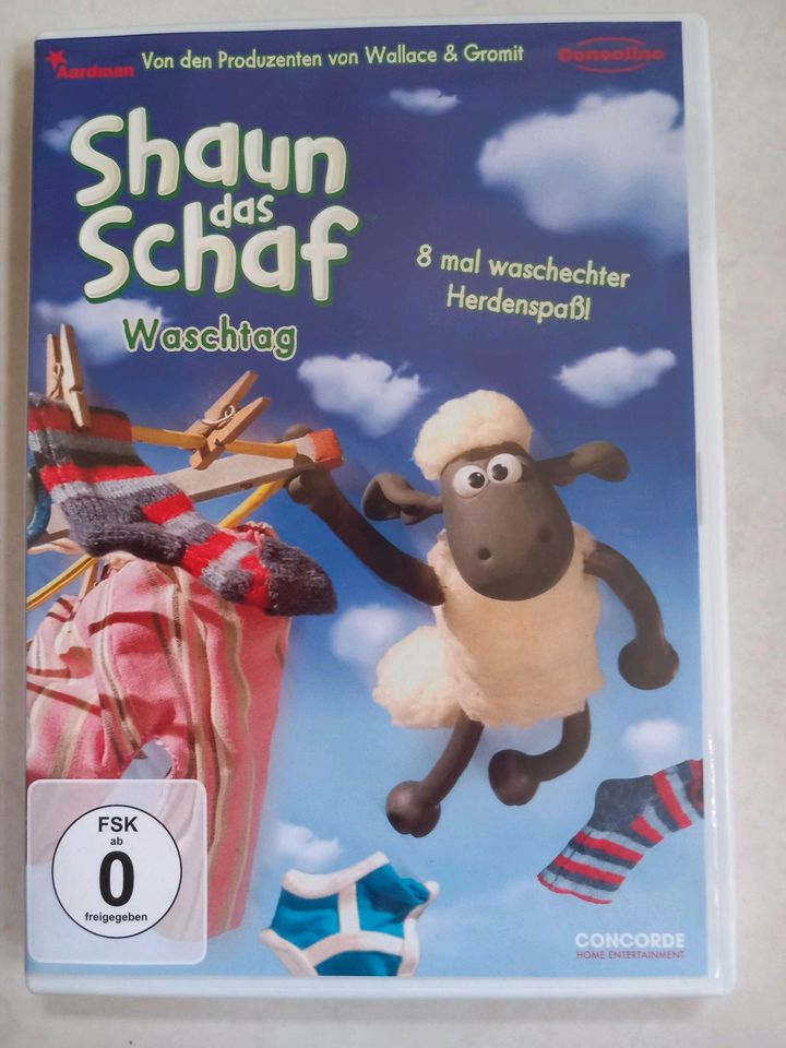 Dvd Shaun das Schaf Waschtag mit 8 Folgen in Heilbronn