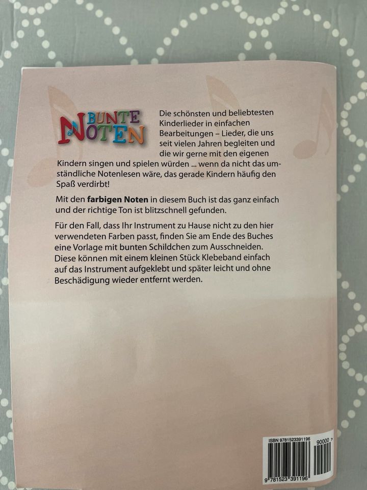 Bunte Noten Buch für Kinder in Bremen