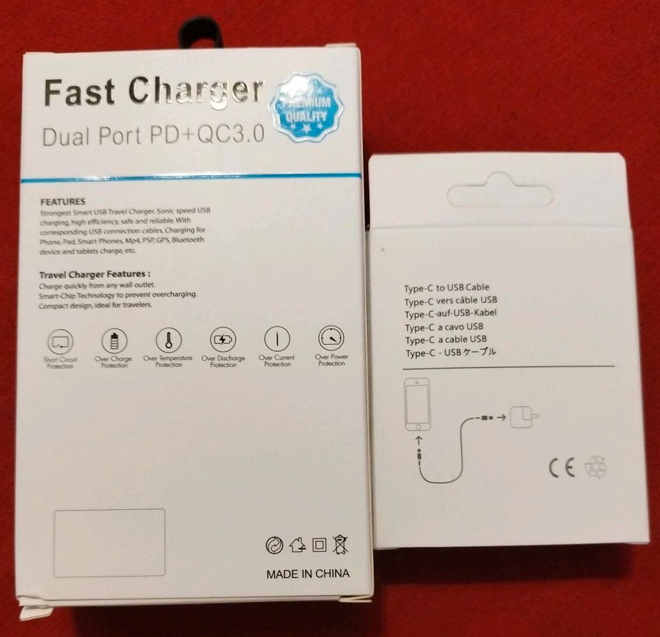 Fast Charger Ladegerät mit USB-C Kabel in Brücken (bei Birkenfeld)