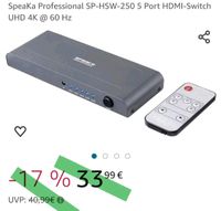 HDMI Umschalter Switch 4k 5 fach zu 1 NEU Sachsen-Anhalt - Magdeburg Vorschau