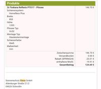 Plissee , 2 x Toskana Reflexio PTO-17 --- NEU Nordrhein-Westfalen - Hürth Vorschau