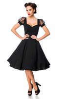 Belsira Swing Kleid, Petticoat Kleid, schwarz mit Puffärmeln, M Baden-Württemberg - Ostfildern Vorschau
