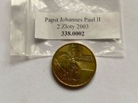 25-jähriges Pontifikat Papst Johannes Paul II. 2 Zloty Polen 2003 Schleswig-Holstein - Bordesholm Vorschau