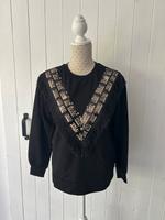 Sweatshirt Pullover Koton gold schwarz S Pailletten Fransen Hamburg-Mitte - Hamburg Hamm Vorschau