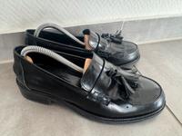 Bata Loafer Damen Schuhe 38 schwarz Leder Hessen - Petersberg Vorschau